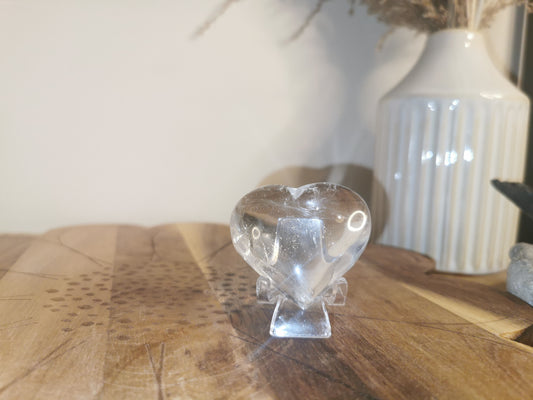 Clear Quartz Heart✨️