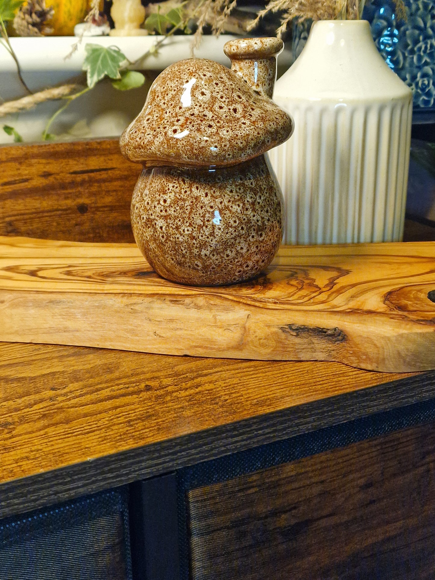 Mushroom Incense Burner & Cone Set