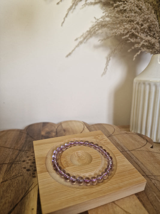 Amethyst Light Bracelet 6mm