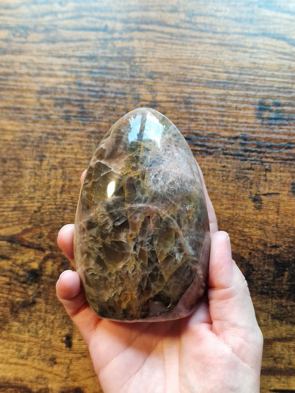 Black Moonstone Crystal Freeform