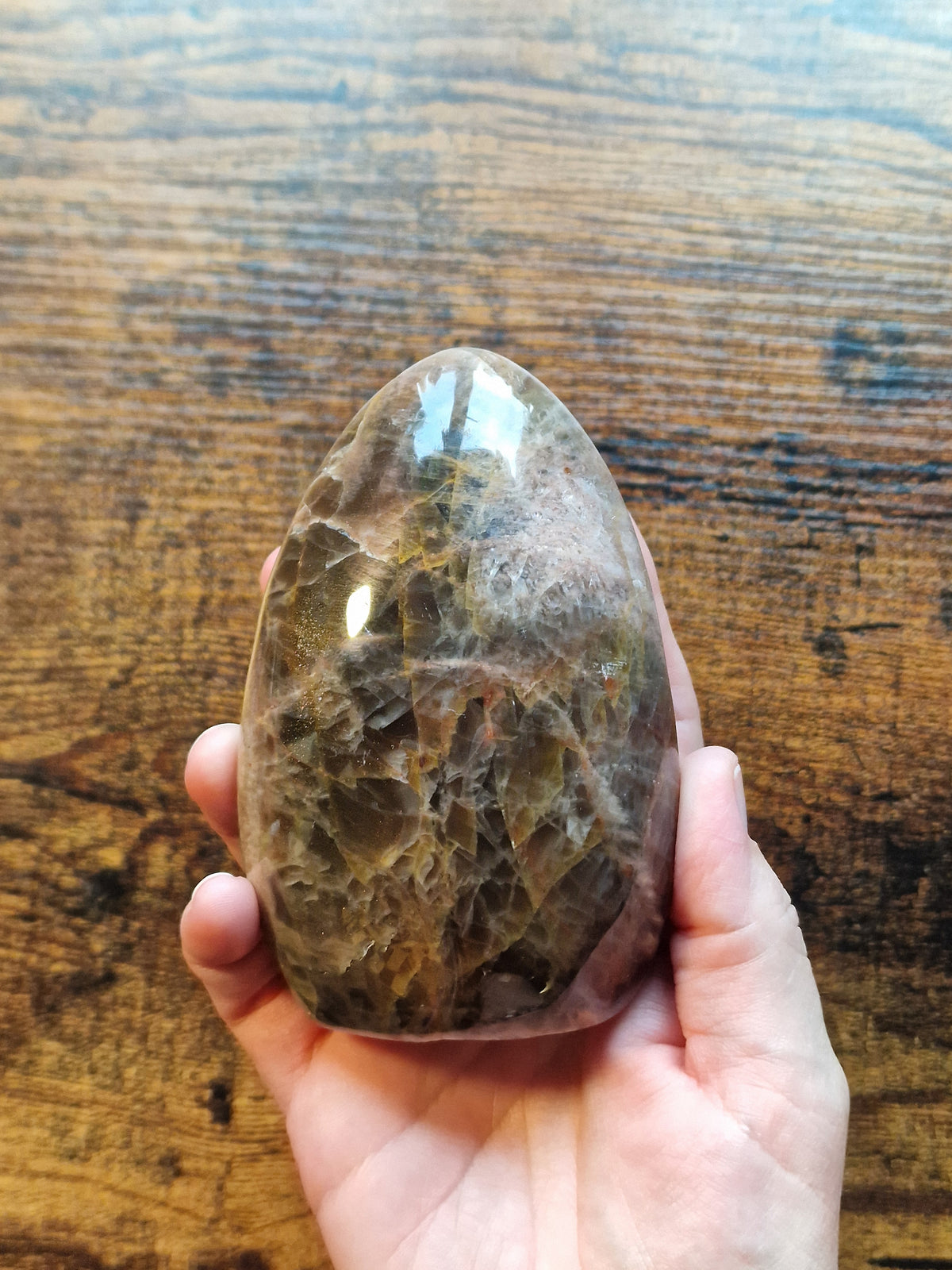 Black Moonstone Crystal Freeform