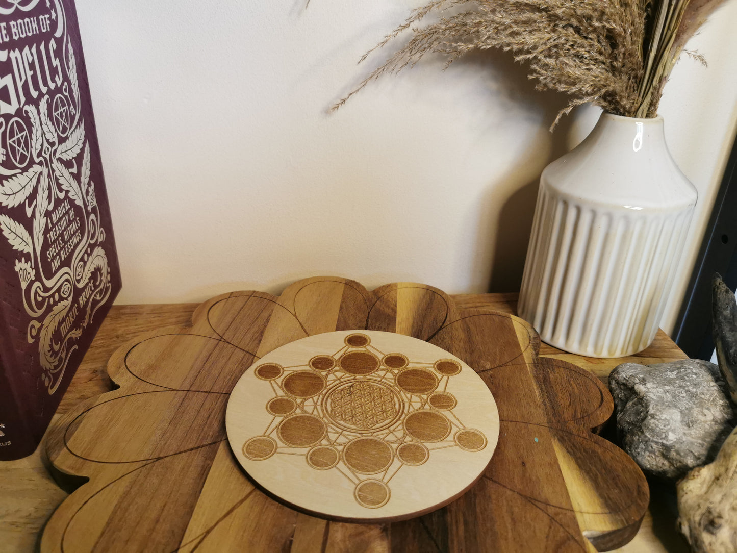 Small Crystal Grid Board – Metatron’s Magic