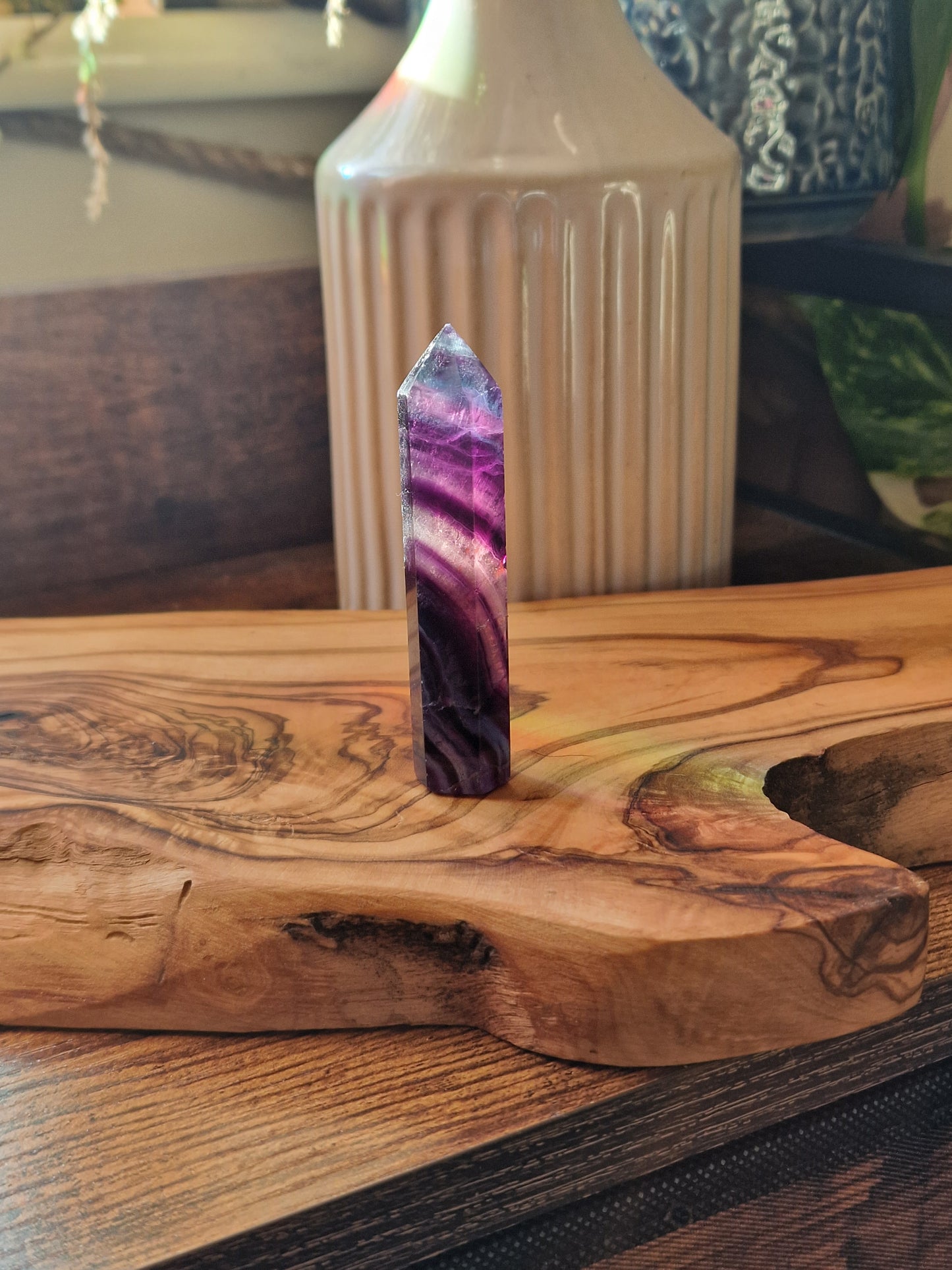 Rainbow Fluorite towers