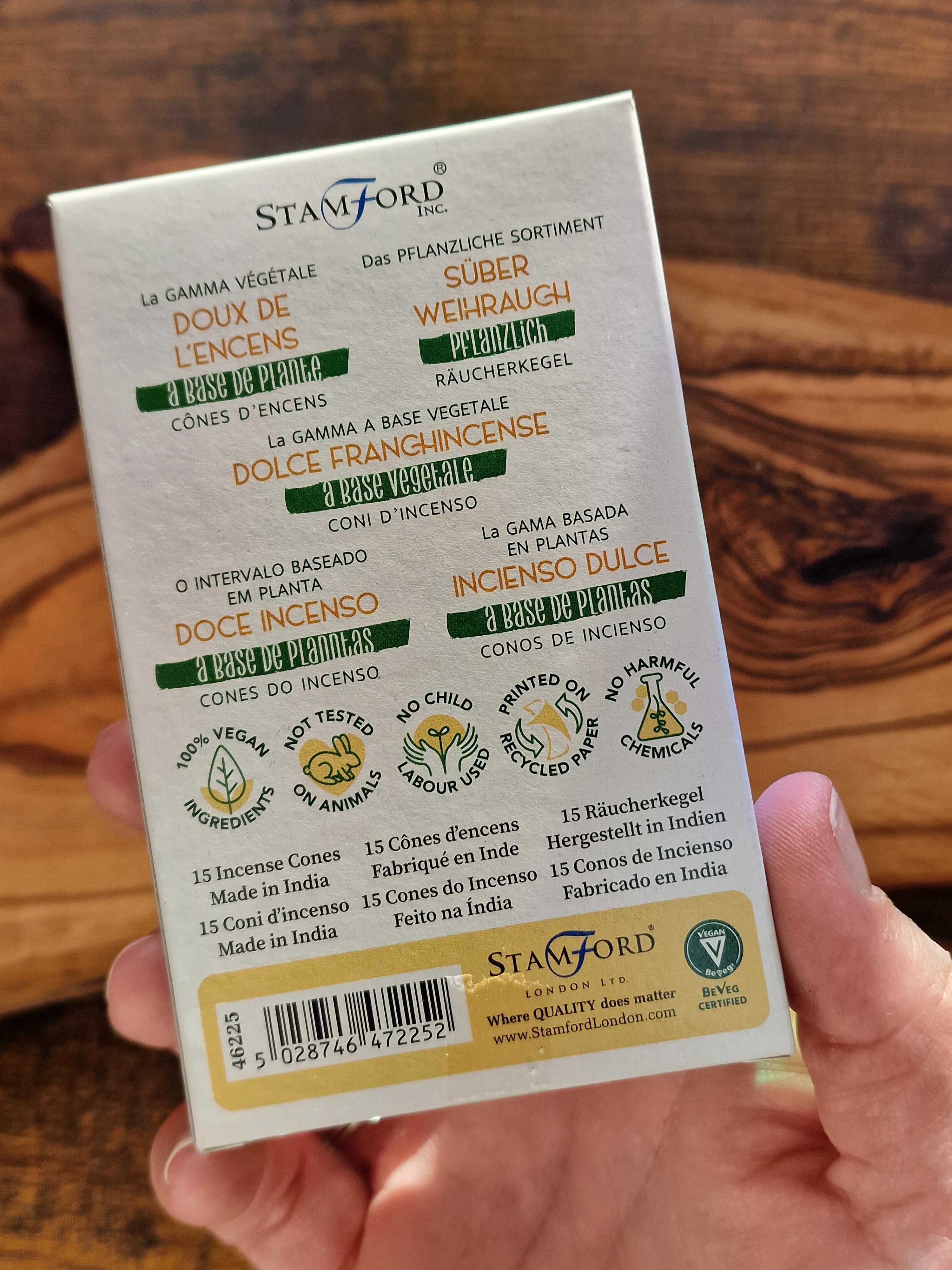Plant Based Incense Cones