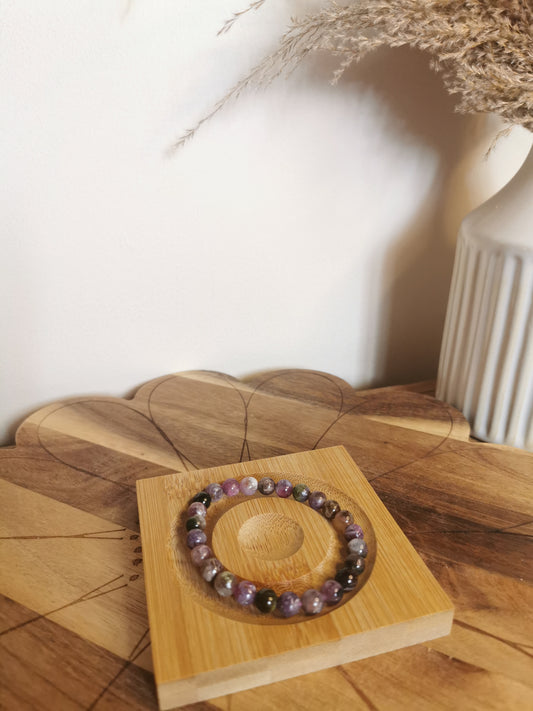Pink Tourmaline (Unicorn stone) Crystal Bracelet – 8mm