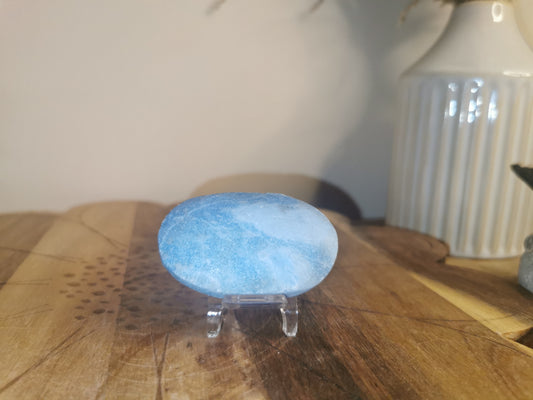 Blue Aragonite Palm Stone🌊