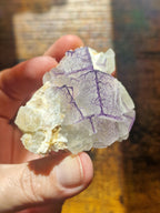 Purple Fluorite Cubic Cluster