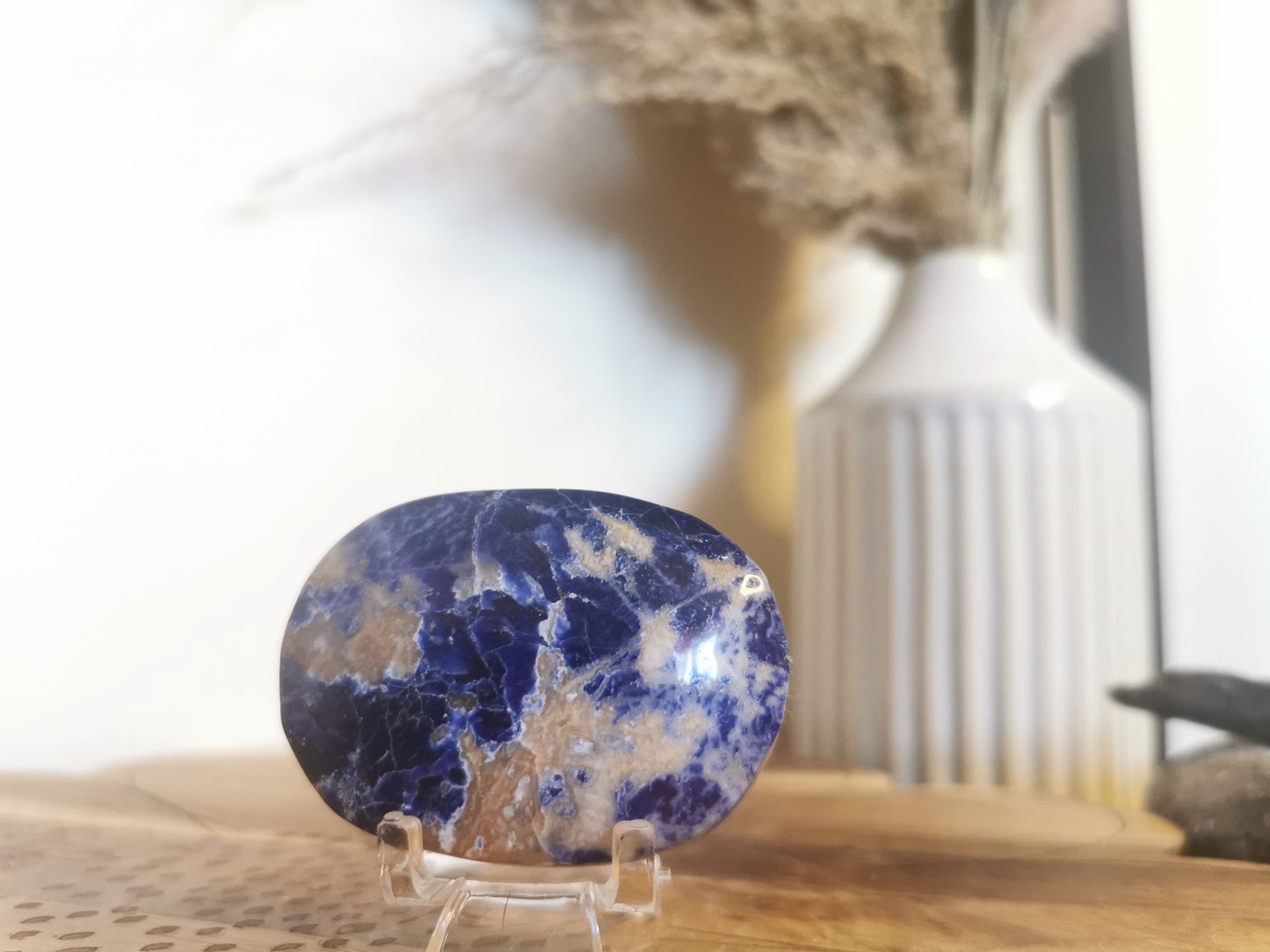 Sodalite palm stone💙