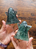 Fluorite Ghost Carvings | Pick Your Own