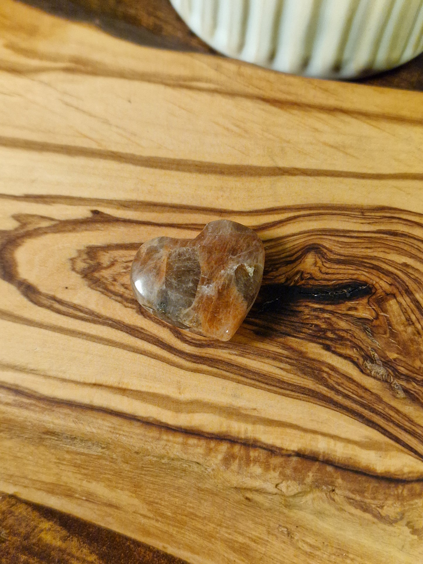 Small Sunstone Heart