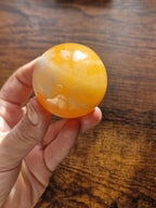 Orange Calcite Sphere
