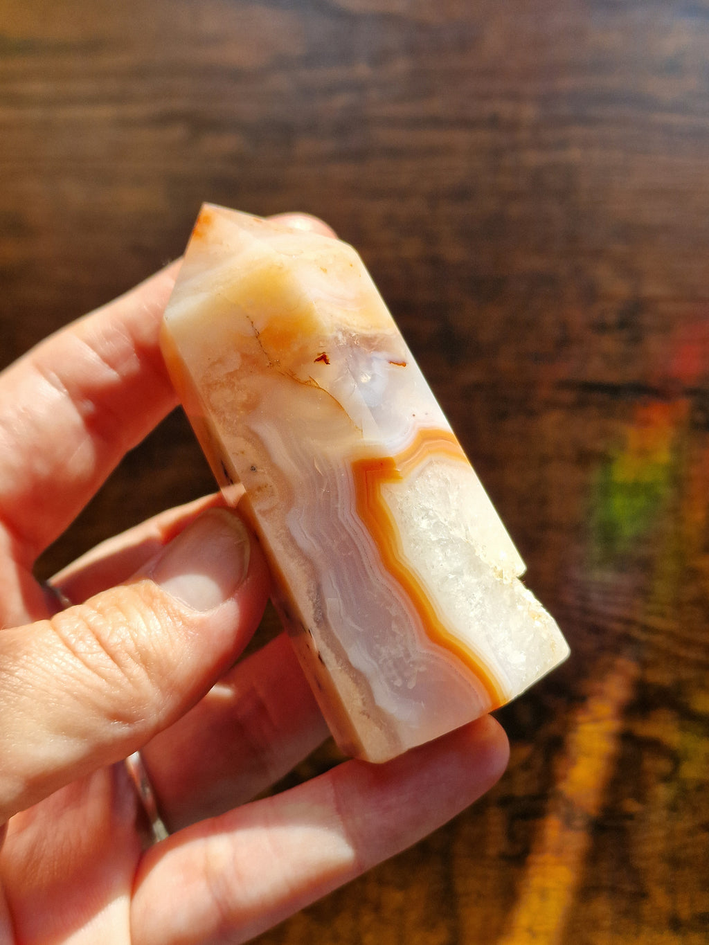 Pink Carnelian Agate Crystal Towers