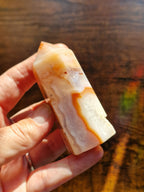 Pink Carnelian Agate Crystal Towers