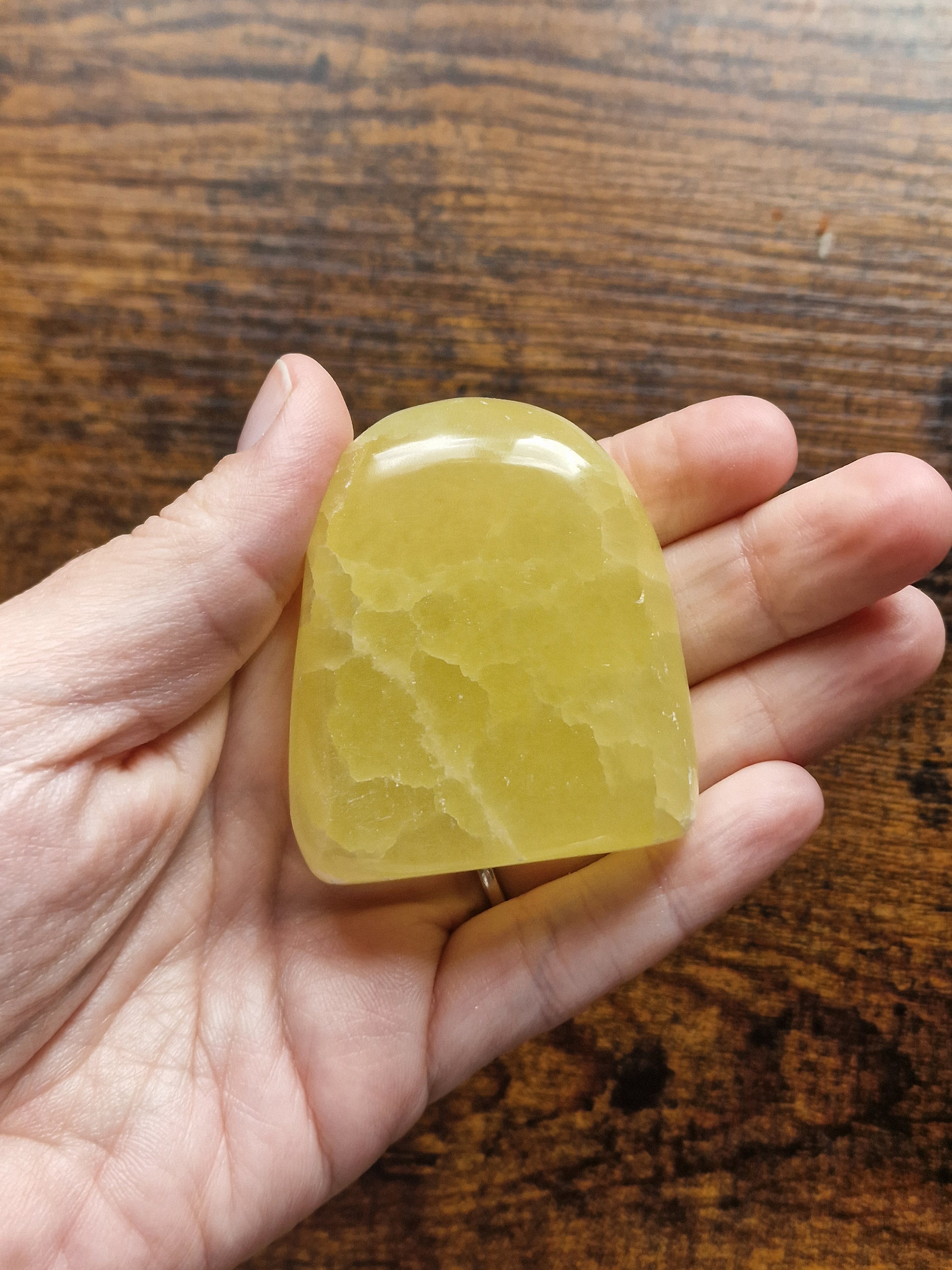 Lemon Calcite Free Form