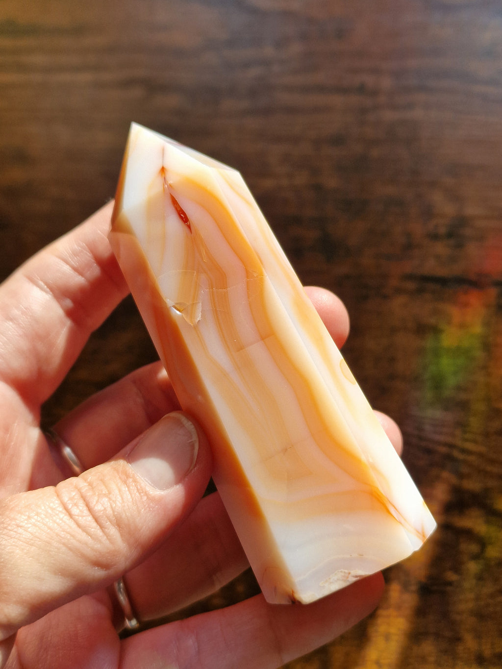 Pink Carnelian Agate Crystal Towers