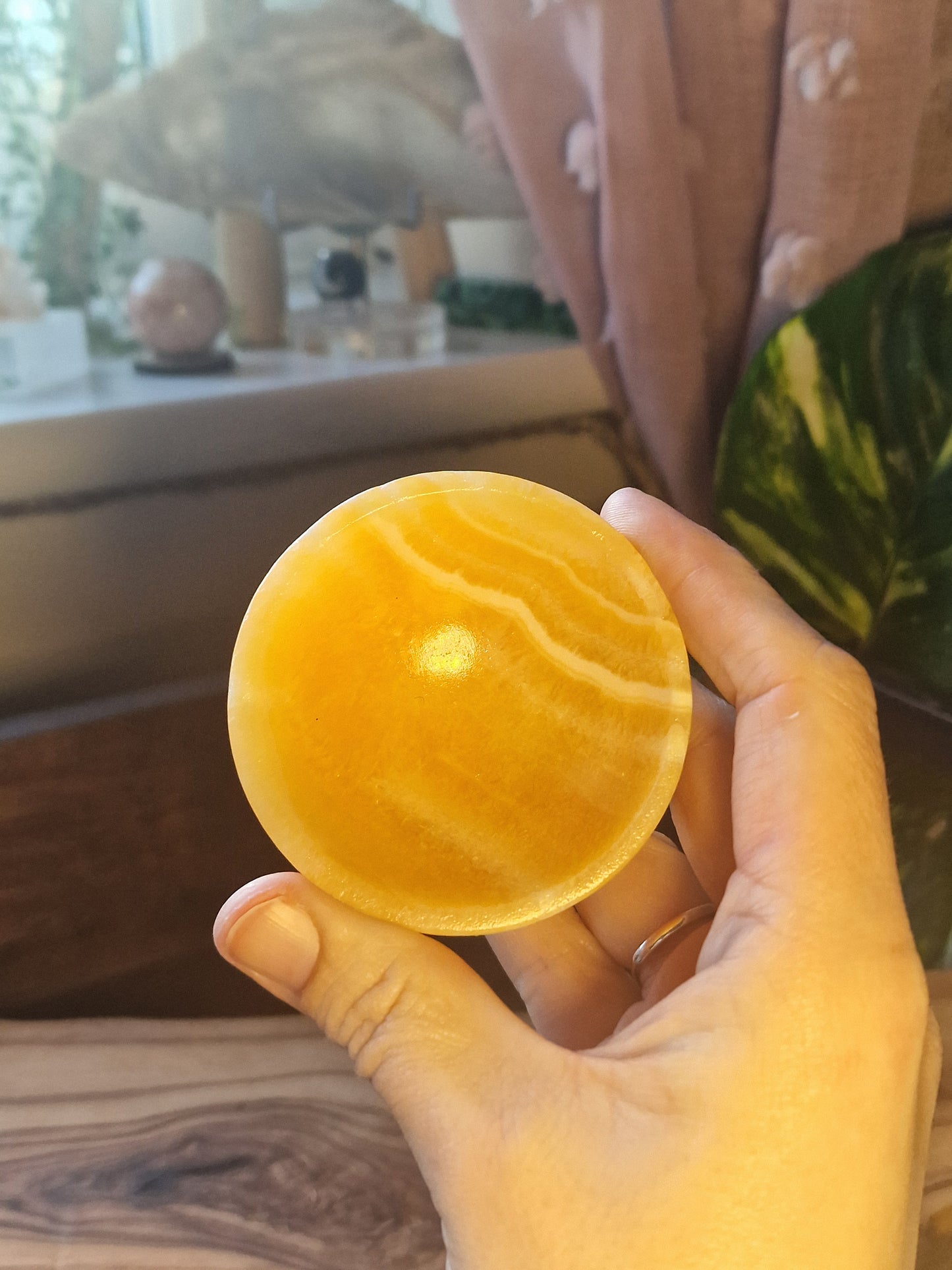 Orange Calcite Bowls