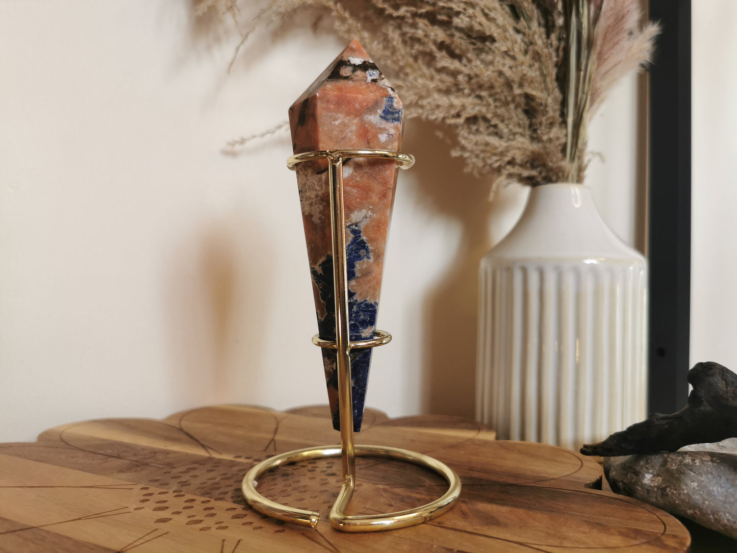 Sunset sodalite wand💙