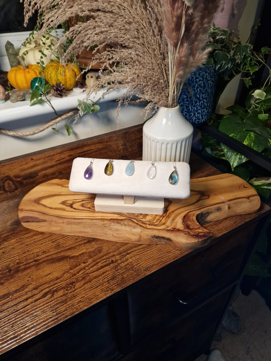 Faceted teardrop 925 pendants *more options available