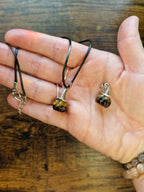 Crystal Pumpkin Pendant Necklaces