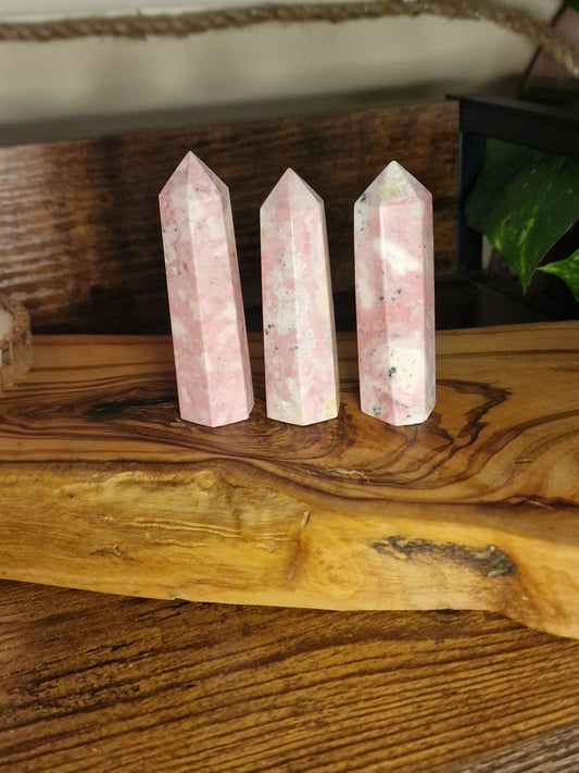 Peruvian Rhodonite Tower