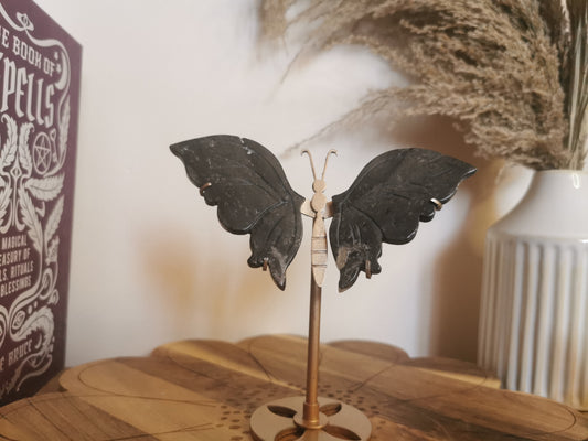 Black Agate butterfly wings