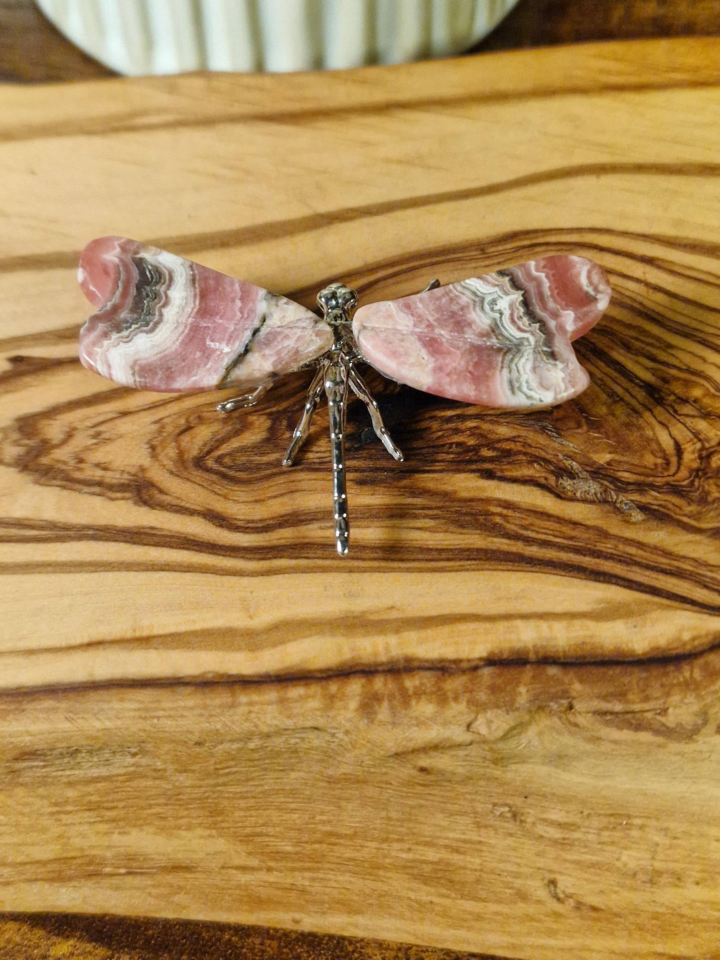 Rhodochrosite Dragonfly