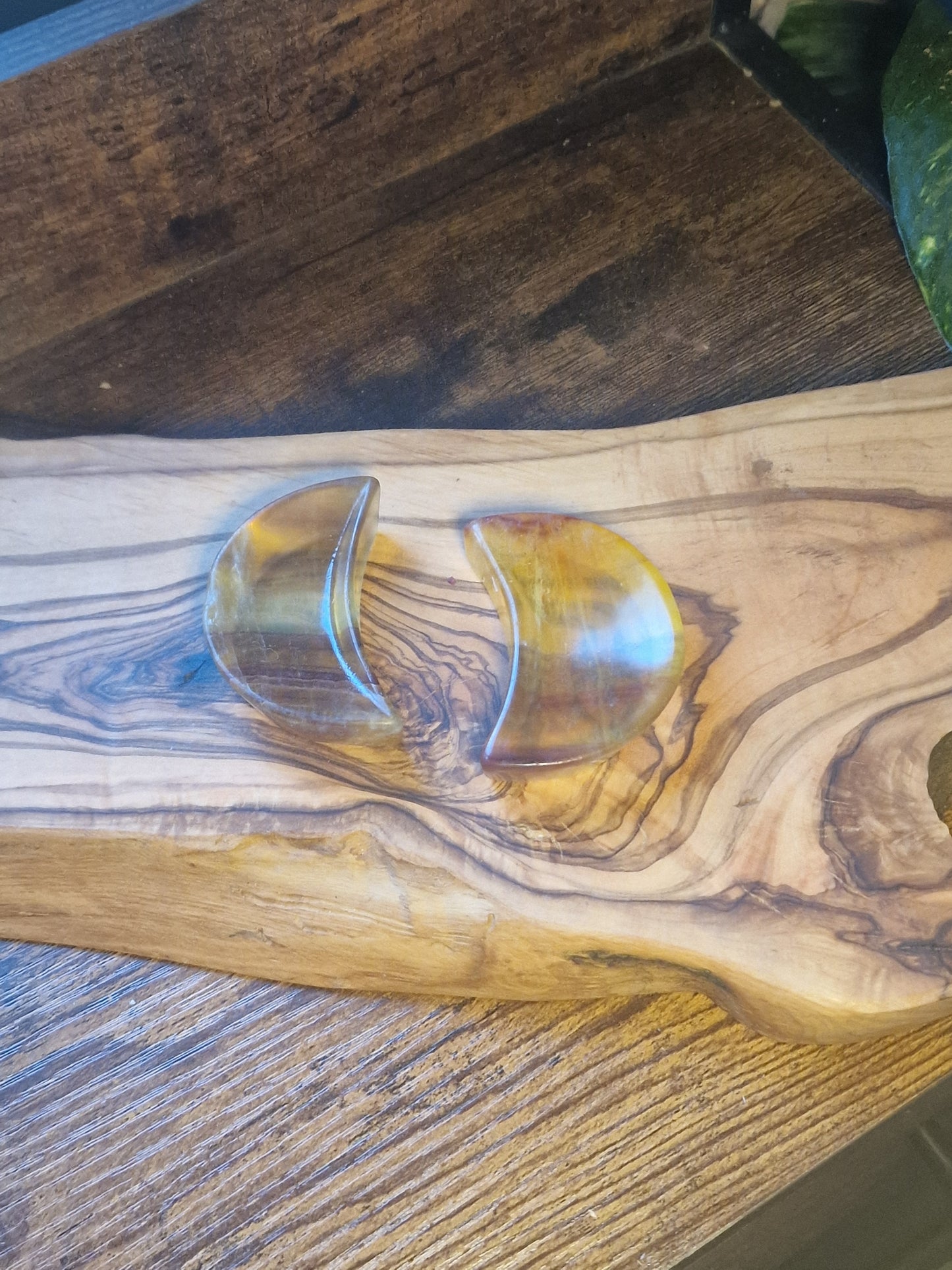 Fluorite Moon Dishes