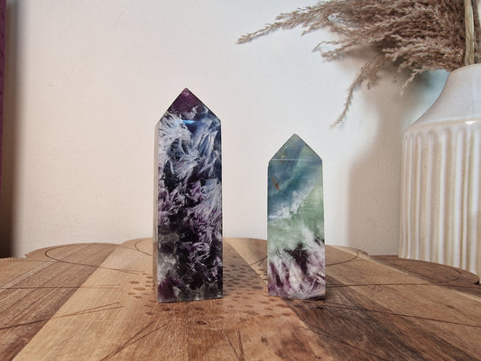 Feather Fluorite Towers 🪶(Pick Your Own)