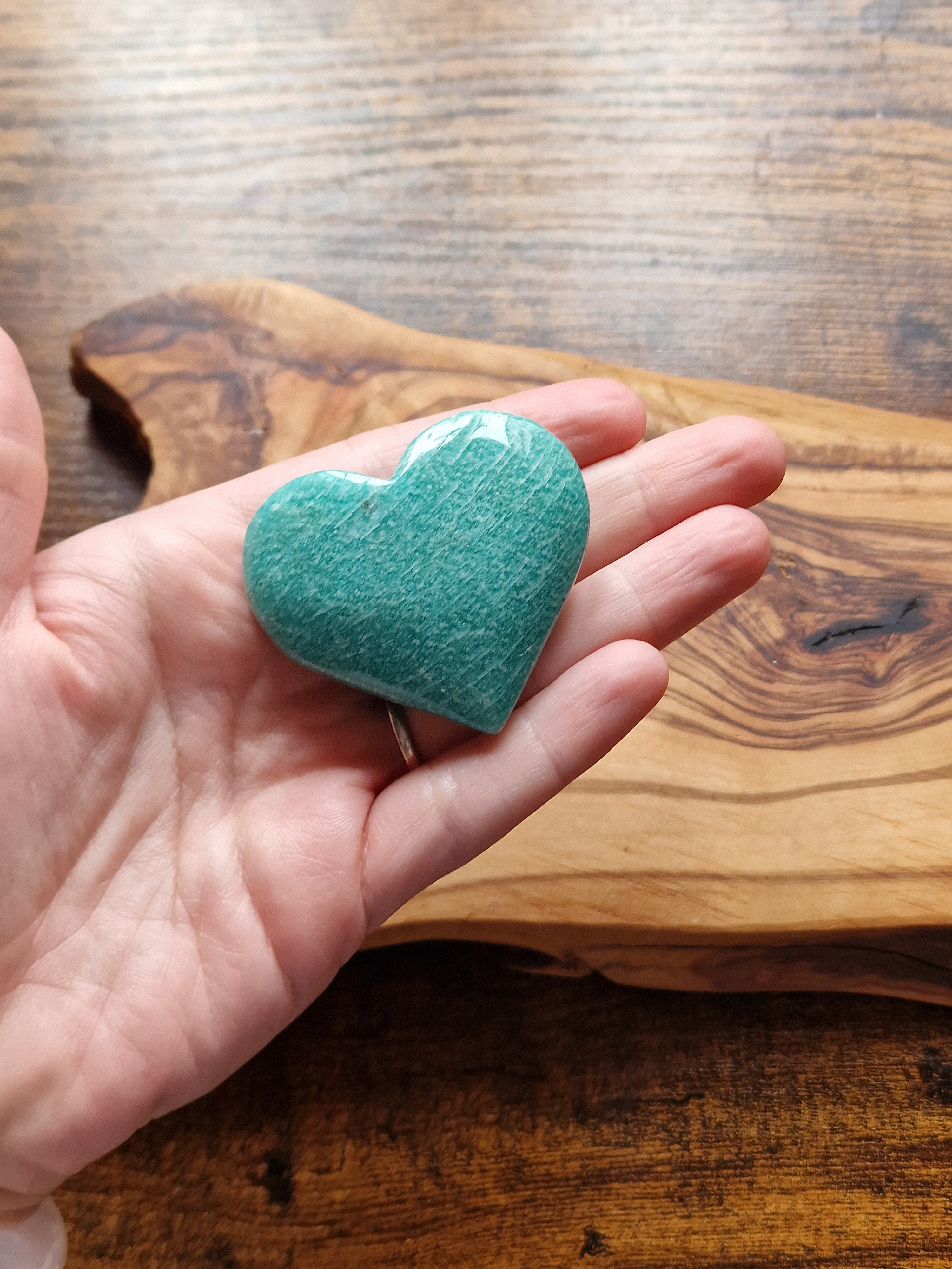 Amazonite Heart