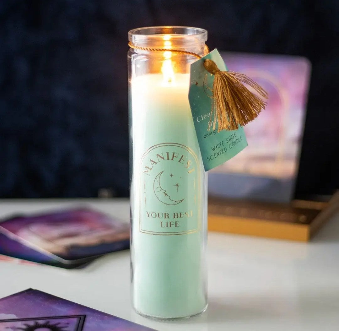 Decorative Tube Candles | Scented, Crystal & Goddess Candles