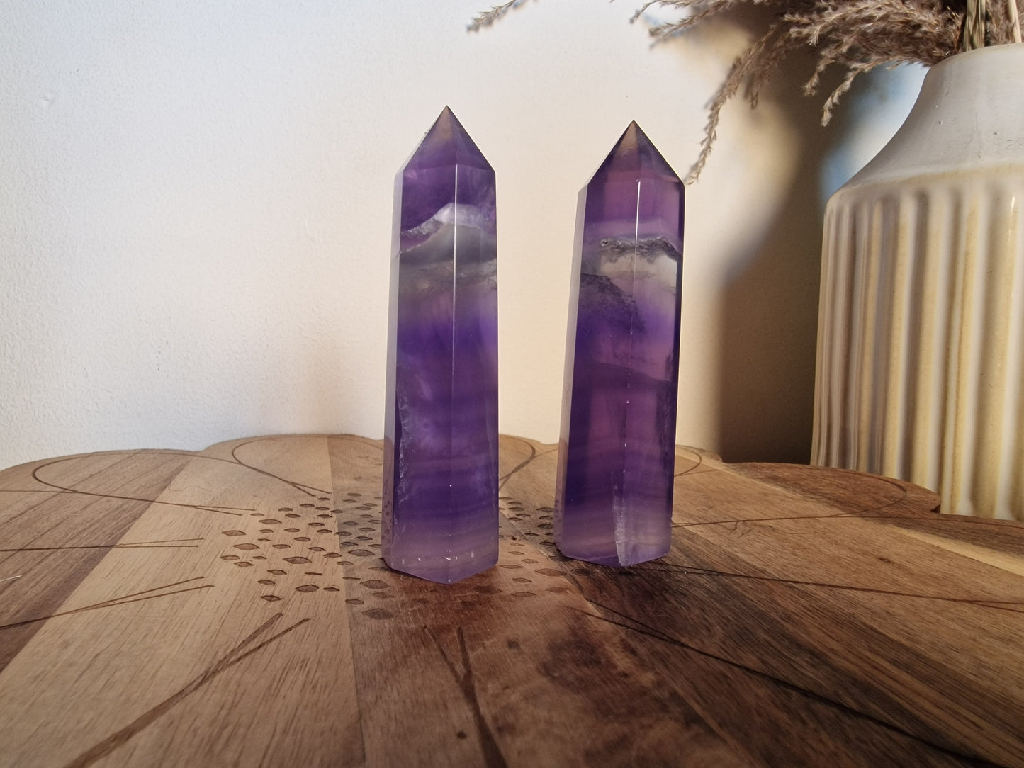 Purple Fluorite Towers💜 (Intuitively Chosen)