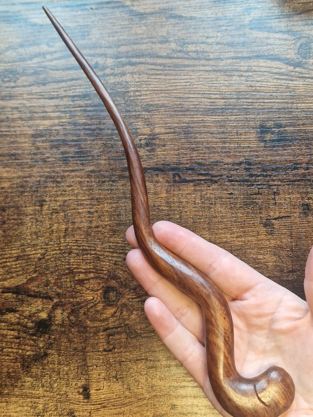 Hand Carved Wooden Wand