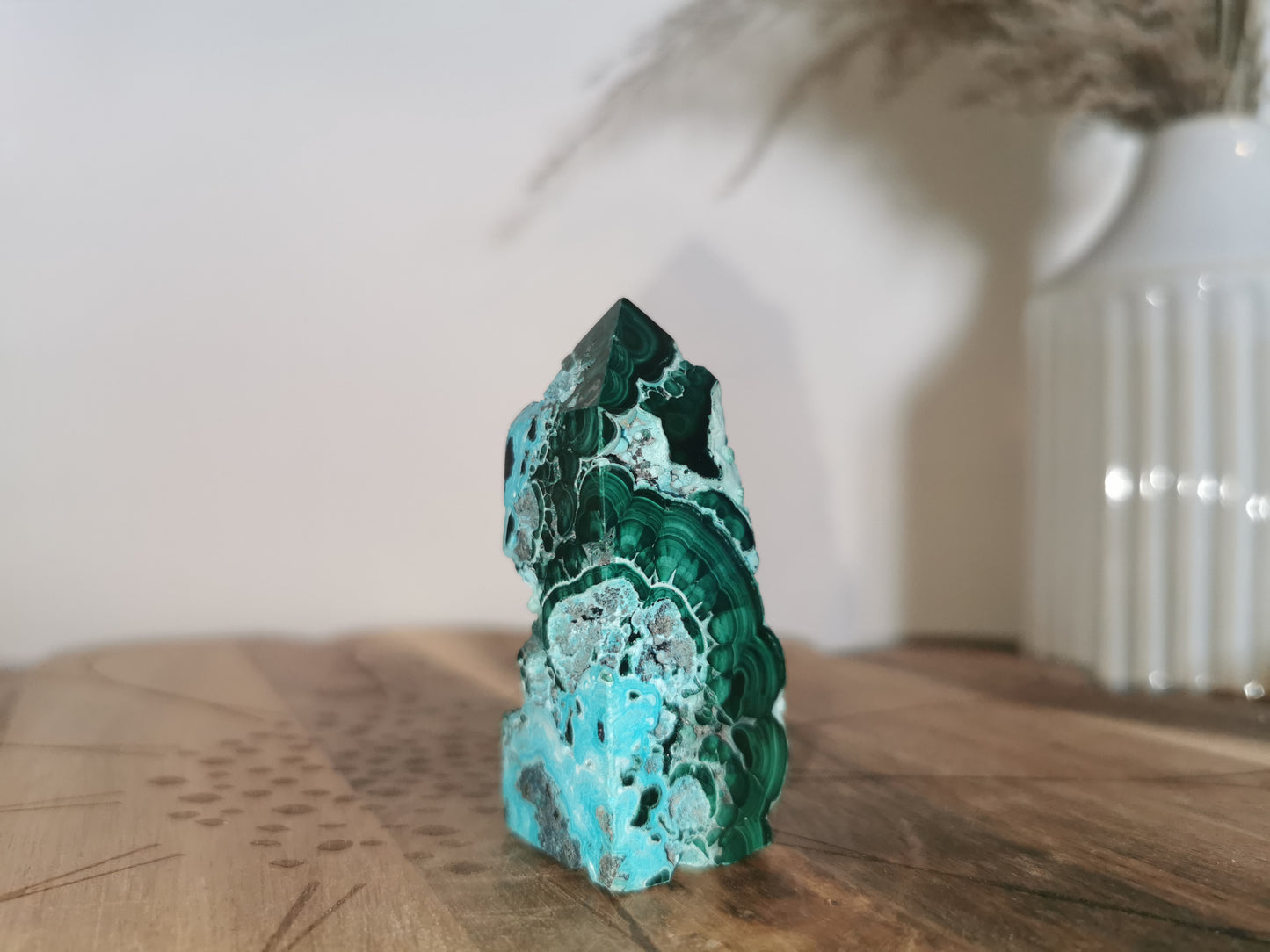 Malachite & Chrysocolla Tower ✨️