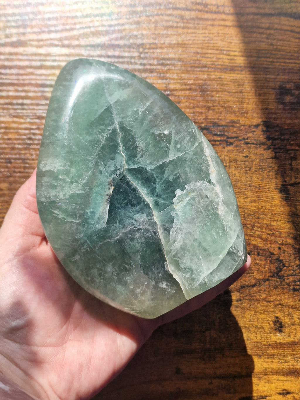 Green Fluorite Freeform