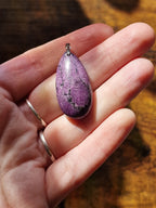Atlantisite Teardrop Sterling Silver Necklace