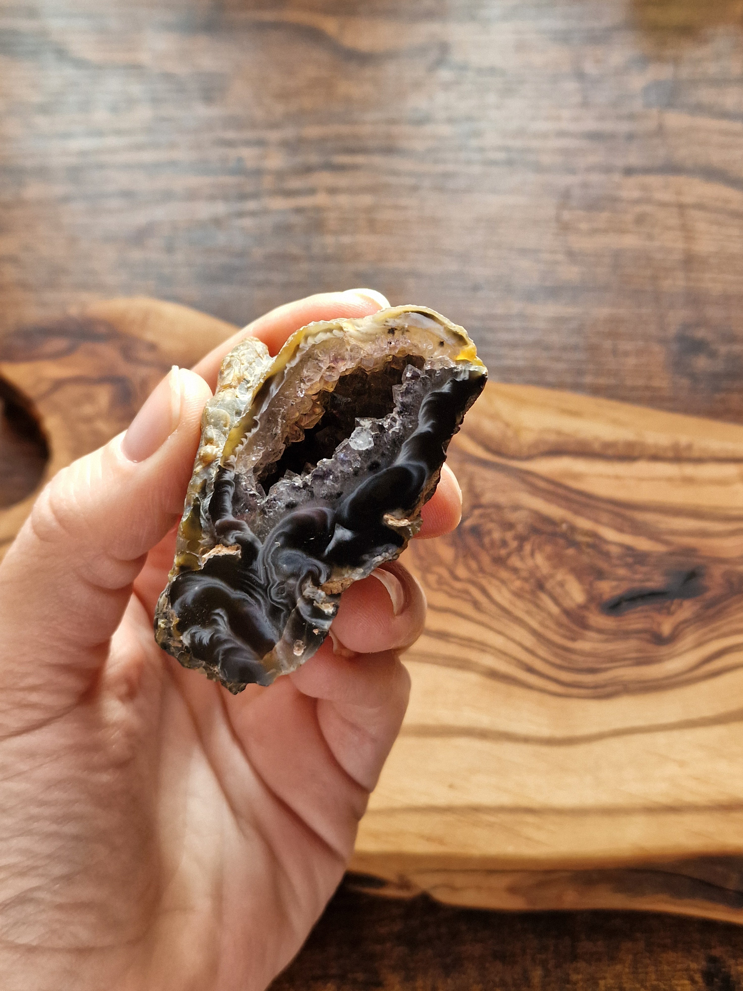 Druzy Agate Geode