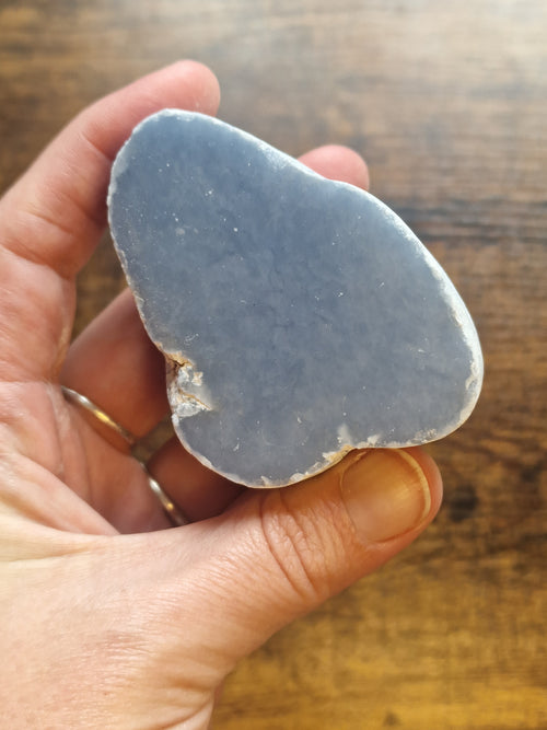 Angelite Half Polished Raw Stone