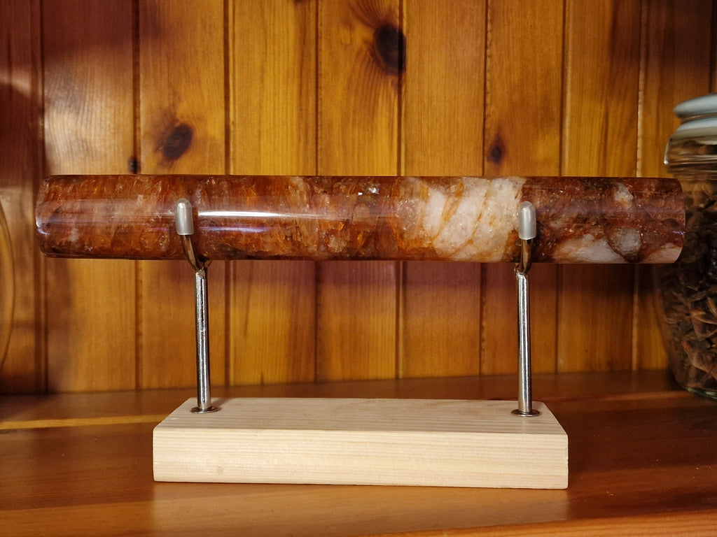 Golden Healer Quartz & Fire Quartz Bracelet Holder