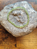 Faceted Peridot Bracelet ~ 4mm