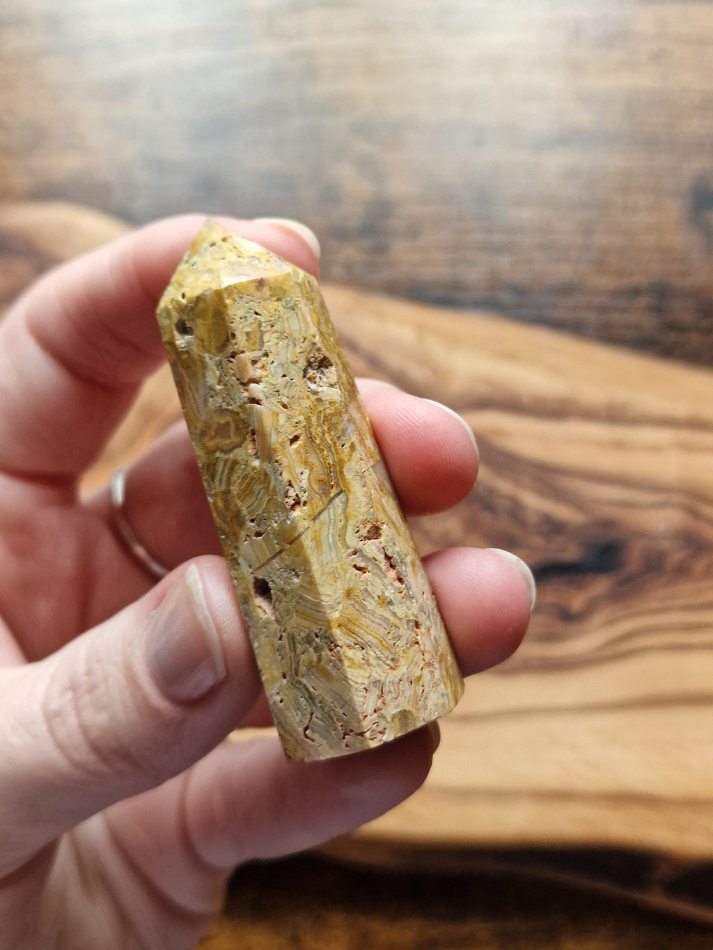 Lower Grade Mexican Lace Agate Tower