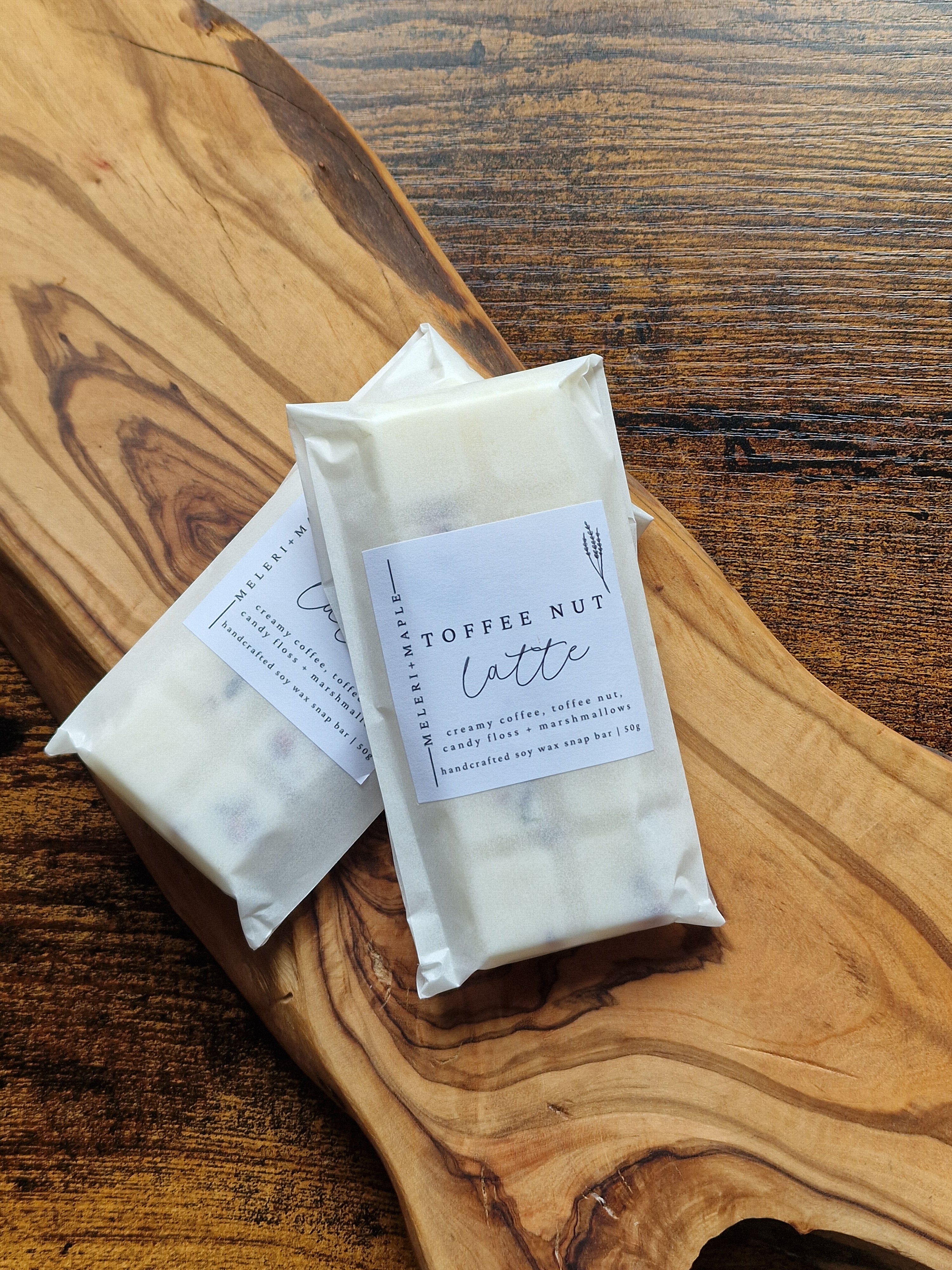 Toffee Nut Latte Wax Melt Snap Bar