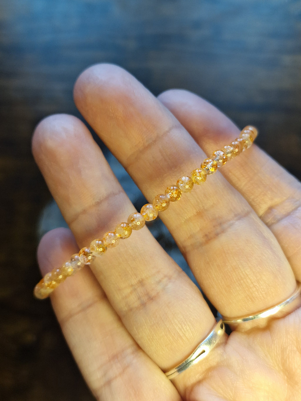 Sunstone Bracelet ~ 4mm