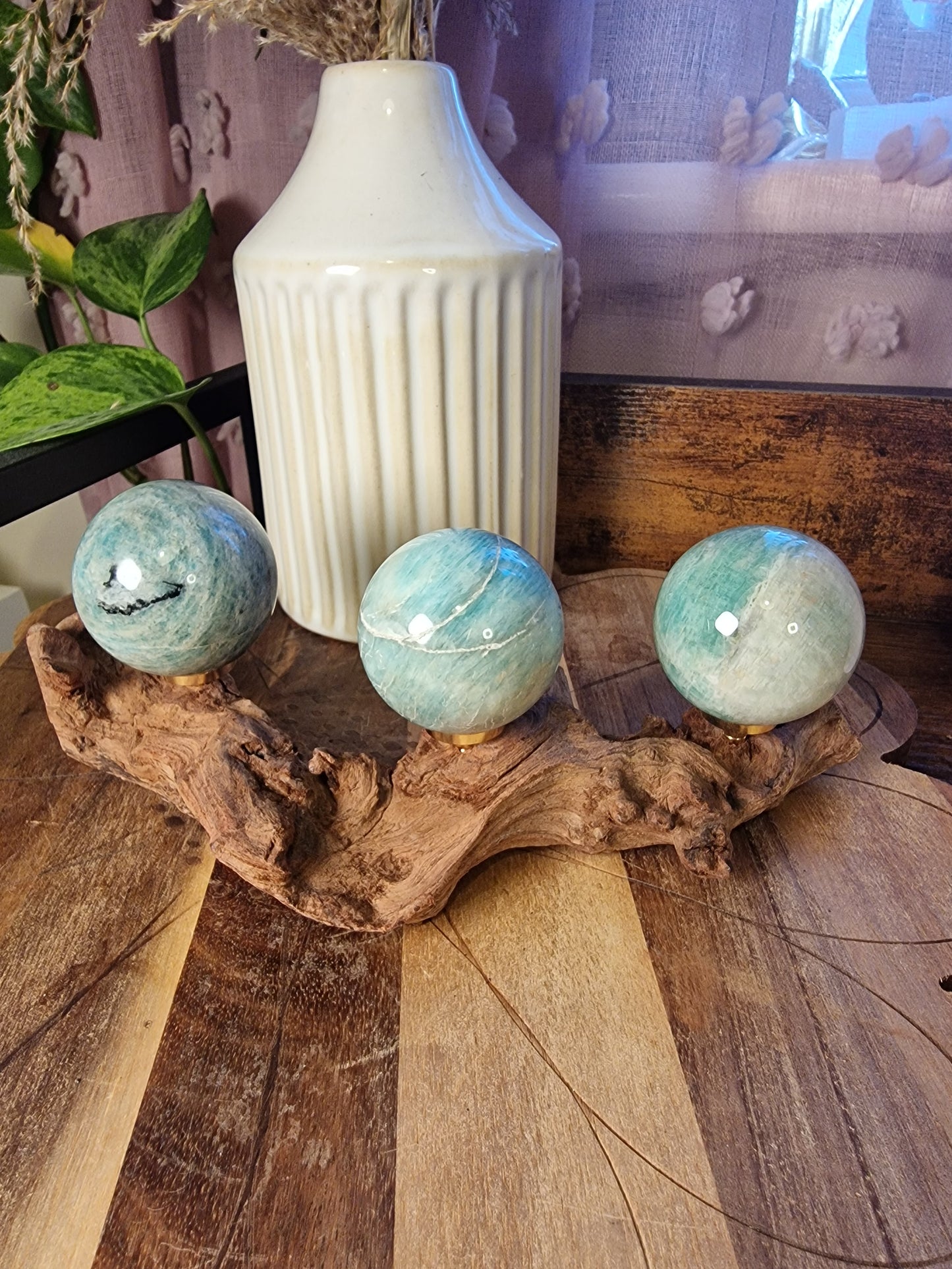 Amazonite Spheres
