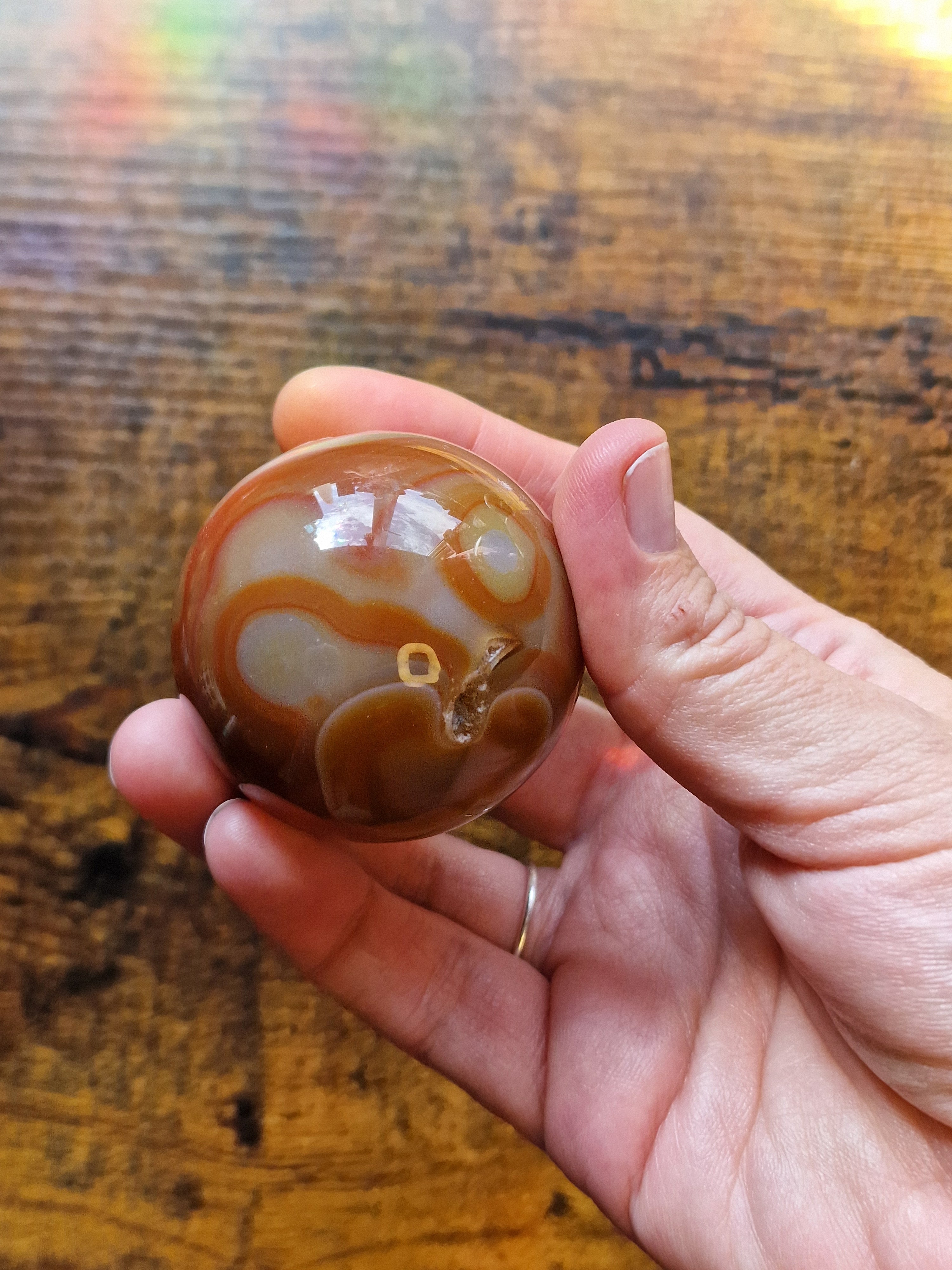 Druzy Carnelian Sphere