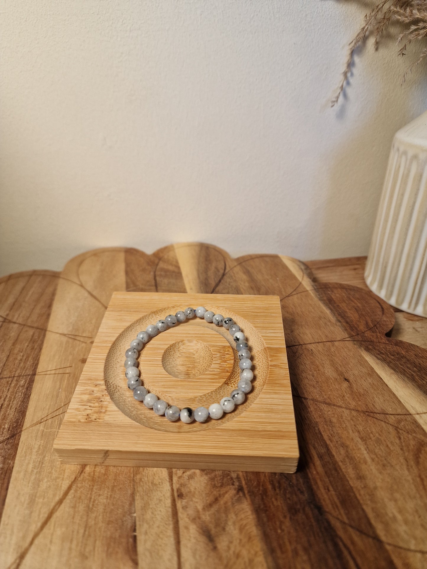 Rainbow Moonstone 6mm Bracelet