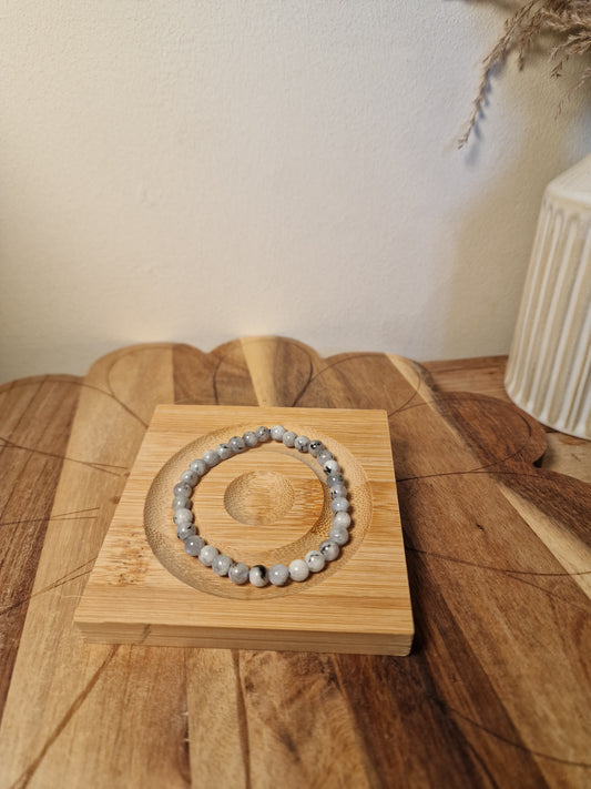 Rainbow Moonstone 6mm Bracelet