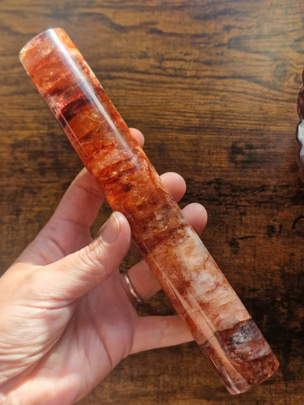 Fire Quartz Crystal Bracelet Stand