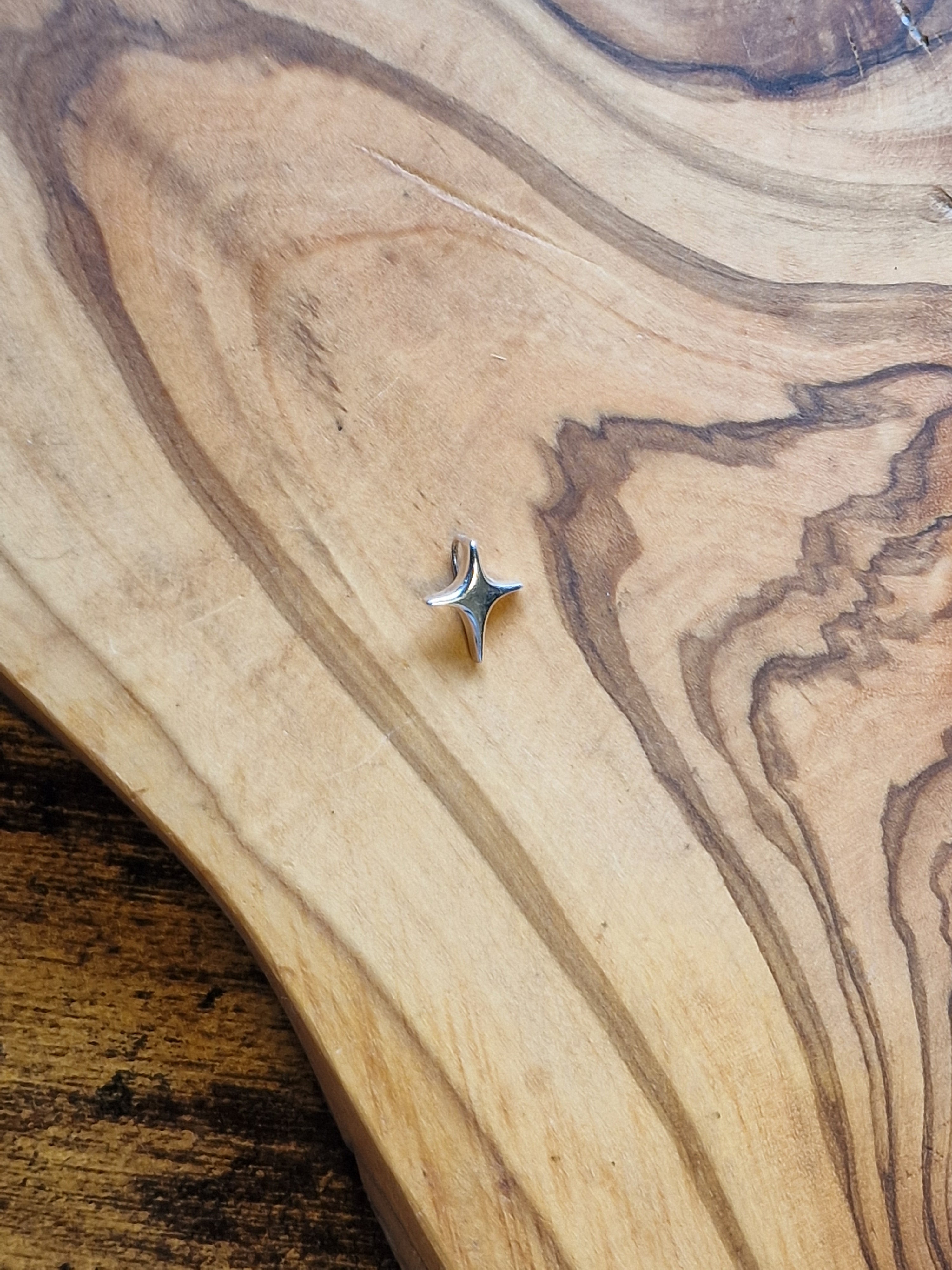 925 Silver North Star Pendant