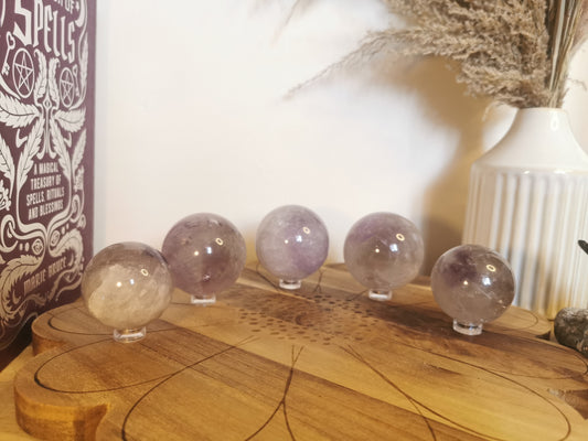 Lavender Quartz Spheres - Choose your own