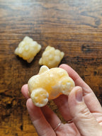 Orange Calcite Pumpkin Carriage Carvings •Intuitively Chosen